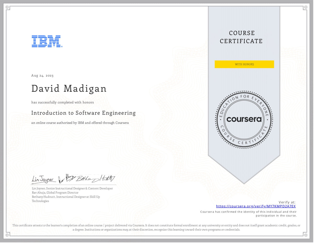 Introduction to Software Engineering