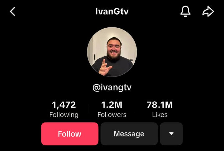IvanGTV's TikTok profile